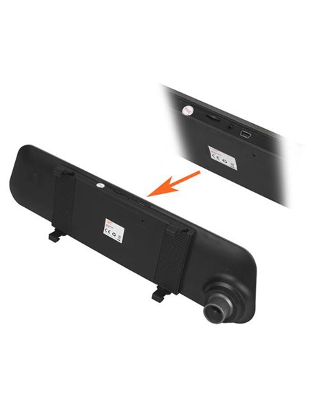 LTC καθρέφτης αυτοκινήτου με κάμερα καταγραφής LXDVR204, 4.3" TFT, 1080p