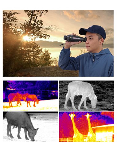 UNI-T μονοκυάλι παρατήρησης θερμικής απεικόνισης UTx325, 25mm/F1.0, IP67