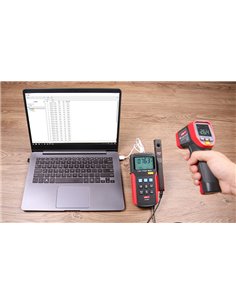 UNI-T μετρητής ισχύος λέιζερ UT385, 0uW~39.99mW, 400nm~1100nm