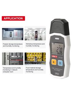 UNI-T ψηφιακό θερμόμετρο UT330T, USB, -30 έως 70 °C