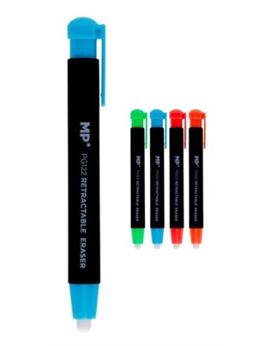 MP μηχανική γόμα στυλό PG122, 2x ανταλλακτικά, διάφορα χρώματα