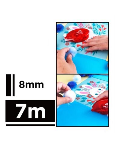 MP κόλλα ταινία πολλαπλών χρήσεων PA516-1, 8mm x 7m