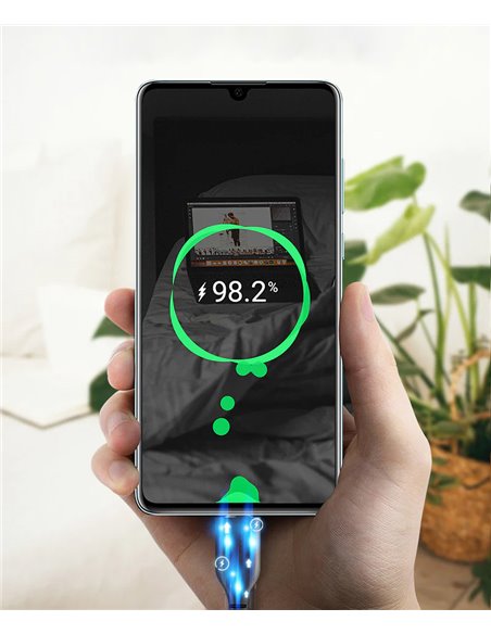 CABLETIME καλώδιο USB-C CT-CM100, 100W PD, E-MARK, 2m, μαύρο