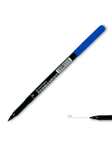 Centropen μαρκαδόρος ανεξίτηλος μπλε 1mm