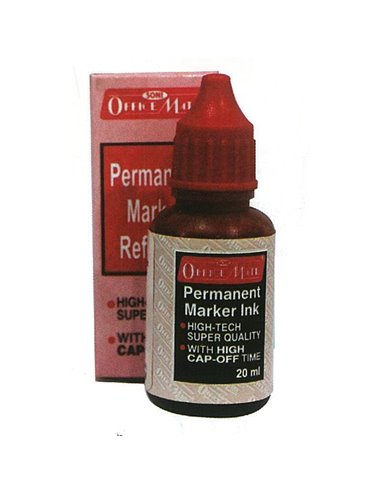 Μελάνι για ανεξίτηλο μαρκαδόρο μαύρο 20ml