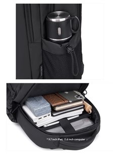 ARCTIC HUNTER τσάντα πλάτης B00534 με θήκη laptop 15.6", 21L, γκρι