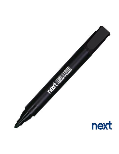 Next  μαρκαδόρος επαναγεμιζ. ανεξίτηλος μαύρος στρογγ. μύτη