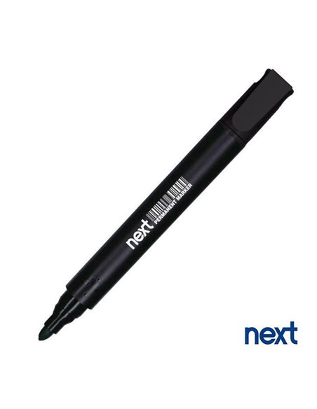 Next  μαρκαδόρος επαναγεμιζ. ανεξίτηλος μαύρος στρογγ. μύτη