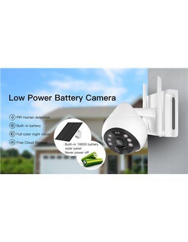 VSTARCAM smart ηλιακή κάμερα CB69, 10000mAh, IP66, 3MP, WiFi, PTZ