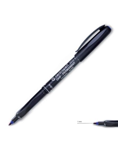 Centropen μαρκαδόρος ανεξίτηλος μπλε medium 1mm
