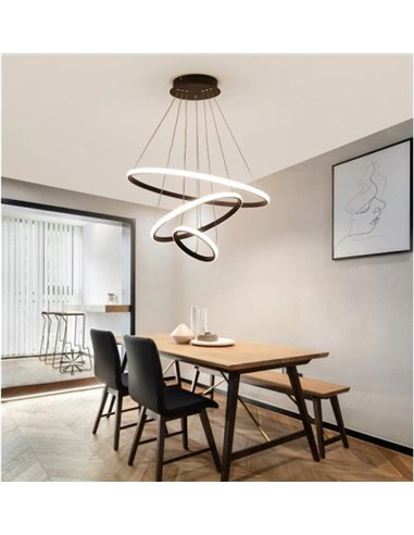 POWERTECH LED φωτιστικό οροφής HLL-0105, 44W, 4000K, 60x60cm, μαύρο