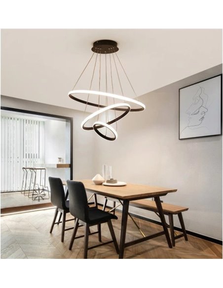 POWERTECH LED φωτιστικό οροφής HLL-0105, 44W, 4000K, 60x60cm, μαύρο