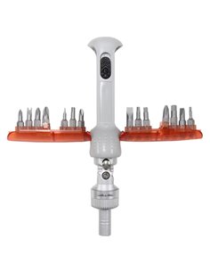 BEST κατσαβίδι χειρός BST-8937 με σετ μύτες, περιστρεφόμενο 180°, 14τμχ