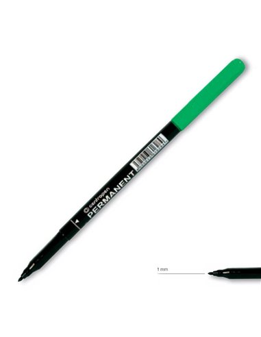 Centropen μαρκαδόρος ανεξίτηλος πράσινο 1mm
