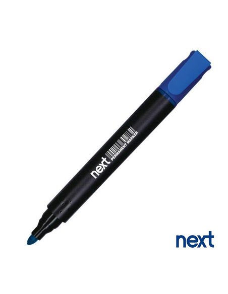 Next  μαρκαδόρος επαναγεμιζ.ανεξίτηλος μπλε στρογγ. μύτη