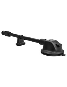 POWERTECH εύκαμπτος βραχίονας βάσης κινητού με βεντούζα CAR-0011, μαύρος