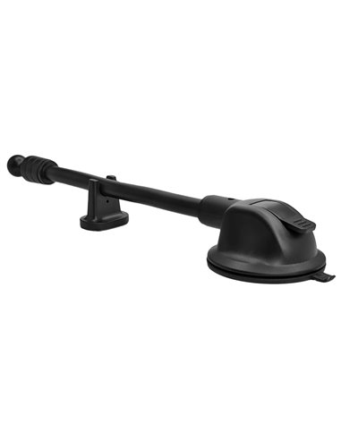 POWERTECH εύκαμπτος βραχίονας βάσης κινητού με βεντούζα CAR-0011, μαύρος