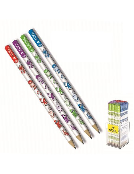 Adel μολύβι "robot" κοκτέηλ 4 σχεδίων