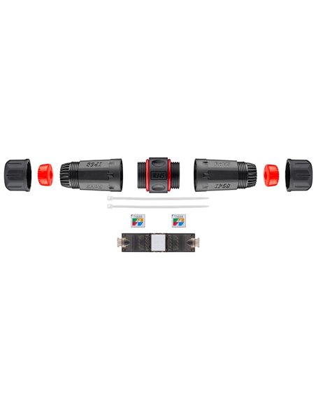 GOOBAY σύνδεσμος καλωδίων CAT 6 44415, UTP, αδιάβροχος, toolfree