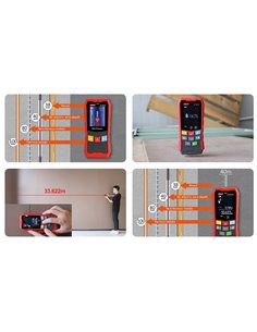 UNI-T ψηφιακός αναλυτής τοίχου UT387E, ανιχνεύει μέταλλο/ξύλο/καλώδια