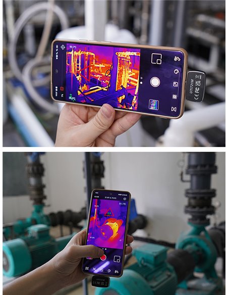 UNI-T συσκευή θερμικής απεικόνισης UTi721M για smartphone, έως 550 °C