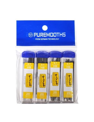 Μύτες για μηχανικό μολύβι 0.7mm HB, blister 4 τεμαχίων