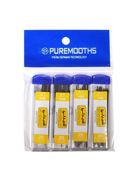 Μύτες για μηχανικό μολύβι 0.7mm HB, blister 4 τεμαχίων