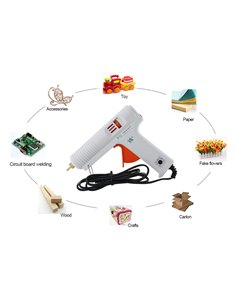 BEST πιστόλι θερμικής σιλικόνης BST-102B, 100W, ρυθμιζόμενη θερμοκρασία