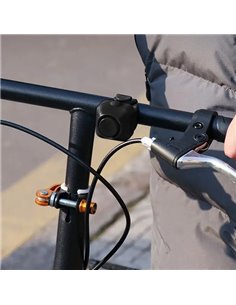 Κόρνα ποδηλάτου LXAG496, ηλεκτρική, 130dB, IPX5, μαύρη