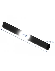 DELOCK Θερμοσυστελλόμενο μονωτικό για καλώδια 18981, 2mx10mm, 2:1 μαύρο