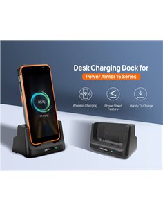 ULEFONE βάση φόρτισης DC3103 για Power Armor 16 Pro, 10W, μαύρη