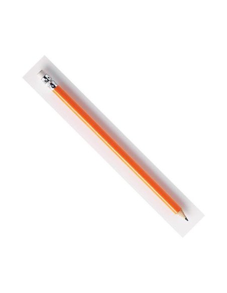 Μολύβι με σβήστρα πορτοκαλί