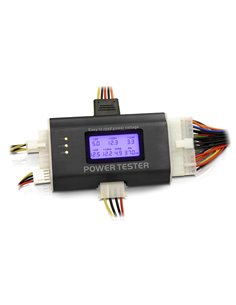 DELOCK tester τροφοδοτικού PC 18159, 3.3V/5V/12V, ATX/BTX/ITX