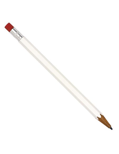 Μηχανικό μολύβι 0.7mm. πλαστικό με σβήστρα άσπρο