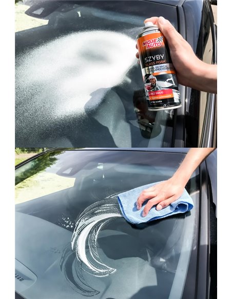 MOJE AUTO αφρός καθαρισμού τζαμιών αυτοκινήτου 19-025, 400ml