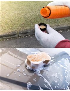 MOJE AUTO σαμπουάν αυτοκινήτου με κερί 19-027E, άρωμα πορτοκάλι, 1.3L