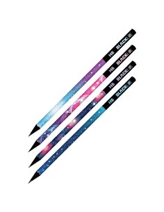 Adel μολύβι "Blackline Galaxy" HB κοκτέηλ 4 σχεδίων