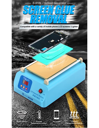 SUNSHINE διαχωριστής LCD οθόνης S-918L για επισκευές κινητών, 400W