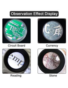 SUNSHINE μεγεθυντικός φακός χειρός MG6B-1B με φωτισμό LED, Φ21mm, 40x