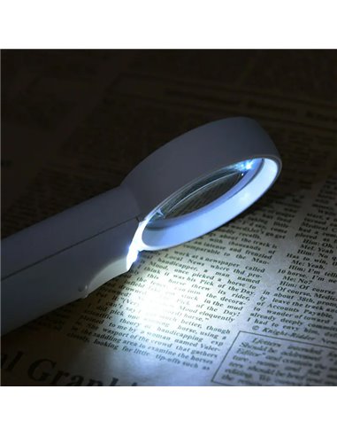 SUNSHINE μεγεθυντικός φακός χειρός MG6B-3 με φωτισμό LED, Φ50mm, 5x