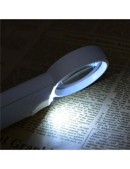 SUNSHINE μεγεθυντικός φακός χειρός MG6B-3 με φωτισμό LED, Φ50mm, 5x