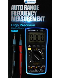 SUNSHINE ψηφιακό πολύμετρο DT-17N, AC 700V/DC 1000V, AC/DC 10A