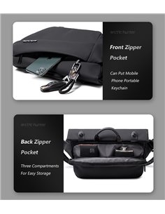 ARCTIC HUNTER τσάντα Crossbody YB00046 με θήκη tablet, 10L, μαύρη
