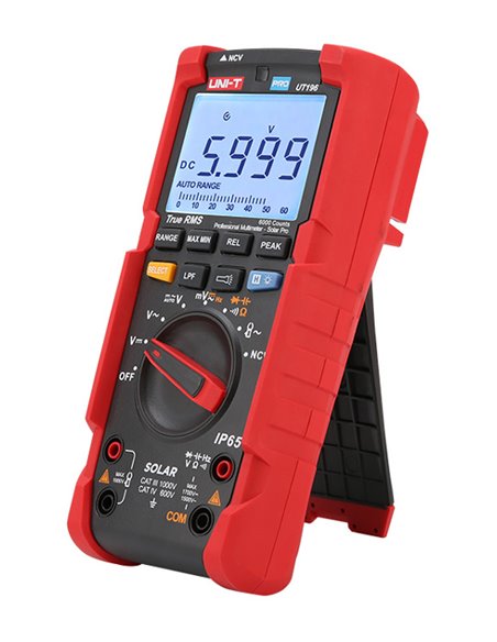 UNI-T ψηφιακό πολύμετρο Solar Pro UT196, 1700V DC/1500V AC, True RMS