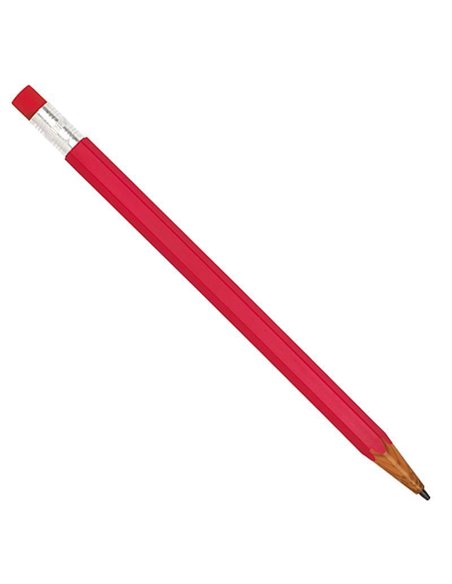 Μηχανικό μολύβι 0.7mm. πλαστικό με σβήστρα κόκκινο