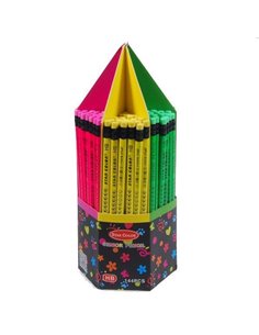 Mολύβι HB σε 6 φωσφορούχα χρώματα