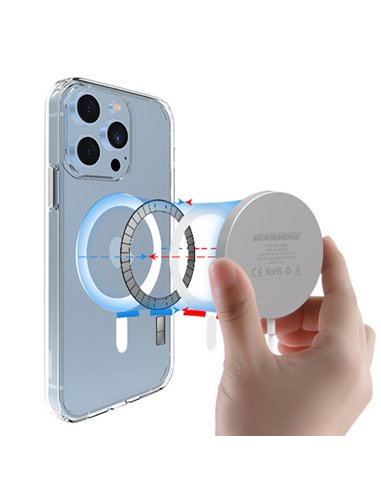 ROCKROSE θήκη Magcase Neo για iPhone 14 Plus, με μαγνήτες, διάφανη