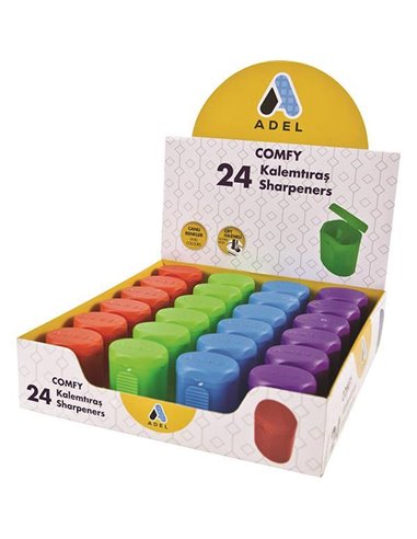 Adel ξύστρα Comfy βαρελάκι διπλή 7mm - 12mm