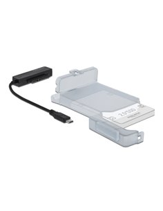 DELOCK αντάπτορας USB-C σε SATA 64084 με θήκη για 2.5" HDD/SSD, 6Gbps