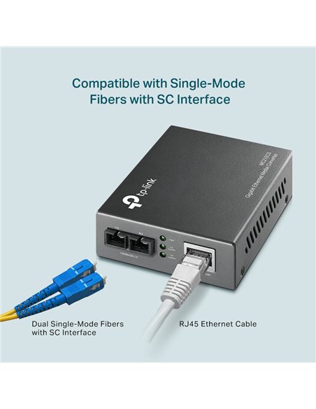 TP-LINK Gigabit Single-Mode Media Converter MC210CS, Ver. 5.20